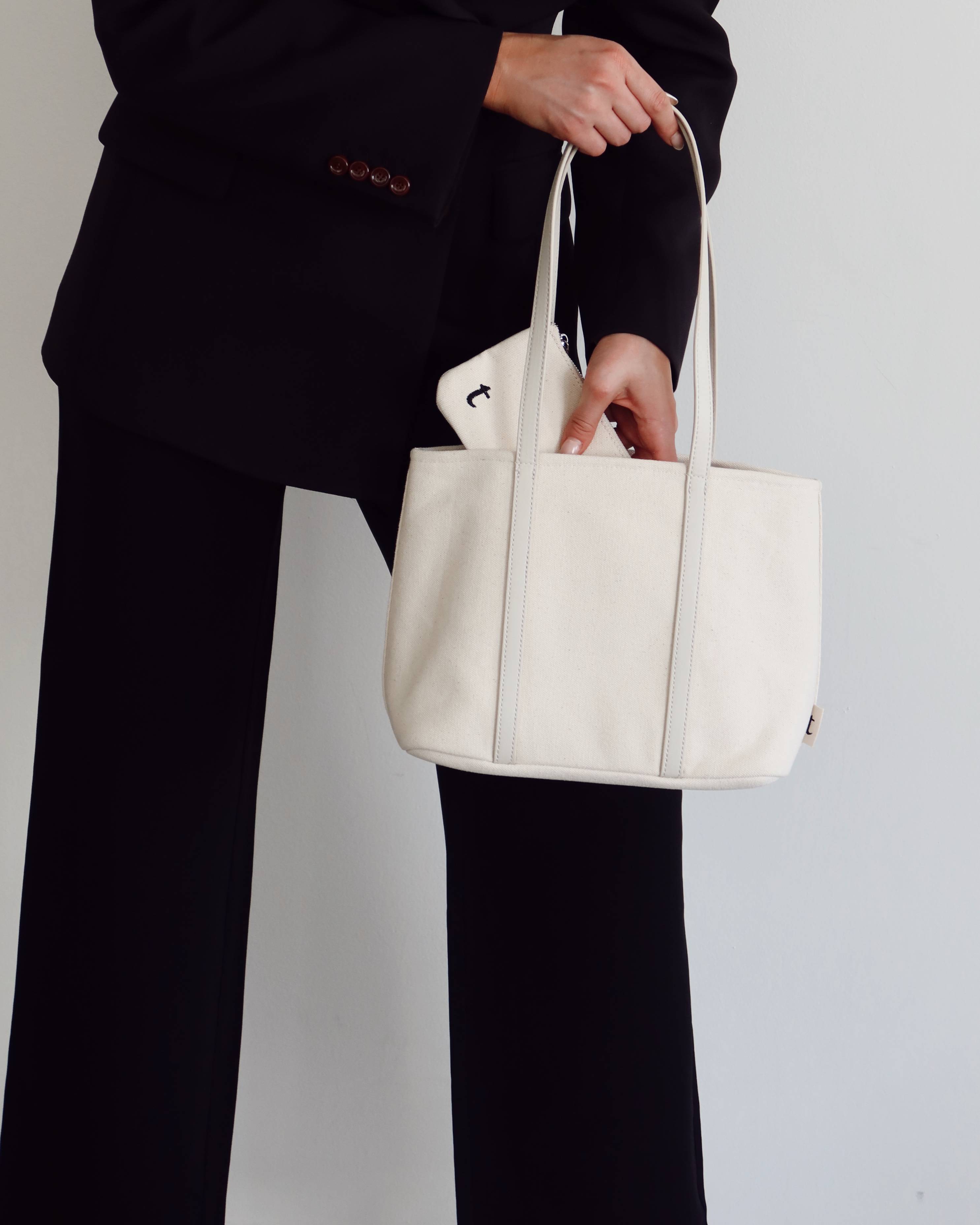 everyday tote - white