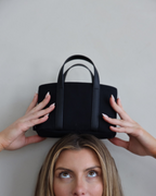mini tote - black